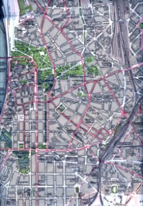 Stadtplan Düsseldorf aus dem Jahre 1903