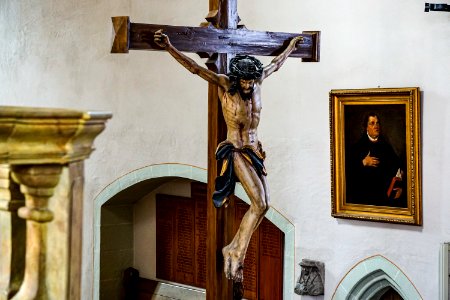 Stadtkirche Balingen-Simon Schweizer Kruzifix (1613) DSC8731