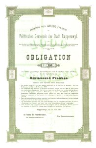 Stadt Rapperswyl 1885
