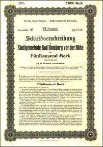 Stadtgemeinde Bad Homburg vor der Höhe 1923