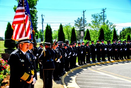 Stafford Volunteer Fire Department Fire Chief Dave Luckett 140606-N-CG900-018