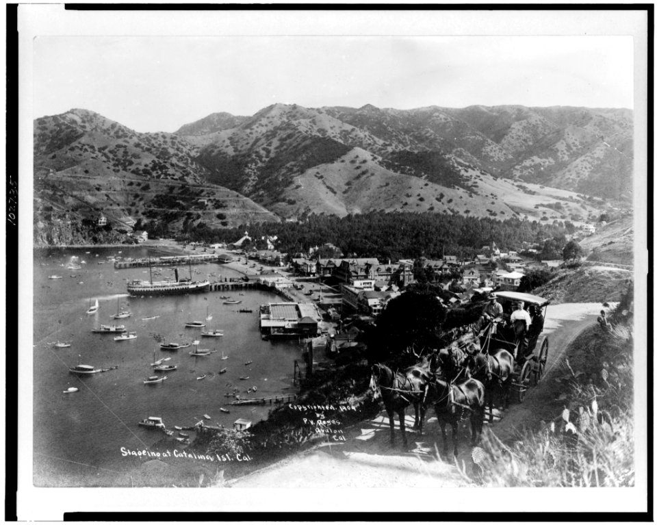 Stageing at Catalina Isl., Cal. LCCN91729139