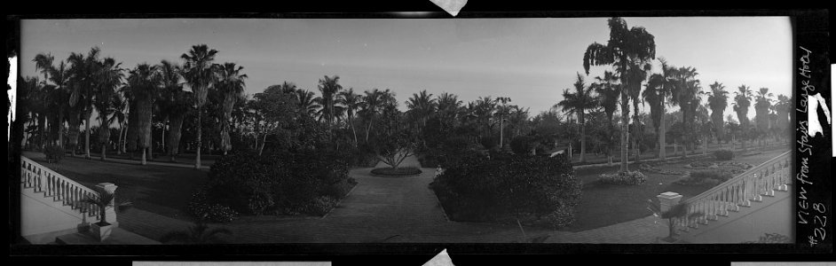 Staircase to garden (view from stairs) LCCN2017656468