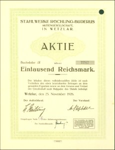Stahlwerke Röchling-Buderus AG 1926