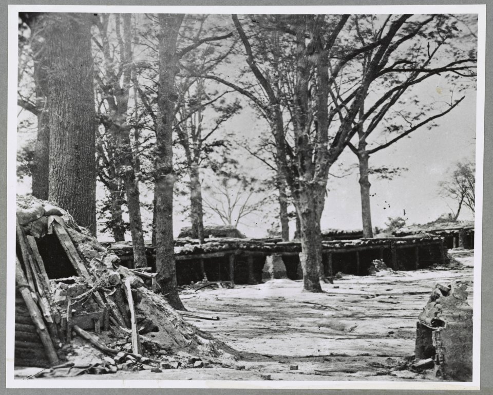 Stalls for horses, Brandy Station, Va. Gen. Sharpe's hdq., April 1864 LCCN2012649011