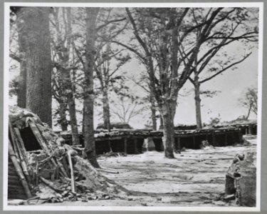 Stalls for horses, Brandy Station, Va. Gen. Sharpe's hdq., April 1864 LCCN2012649011