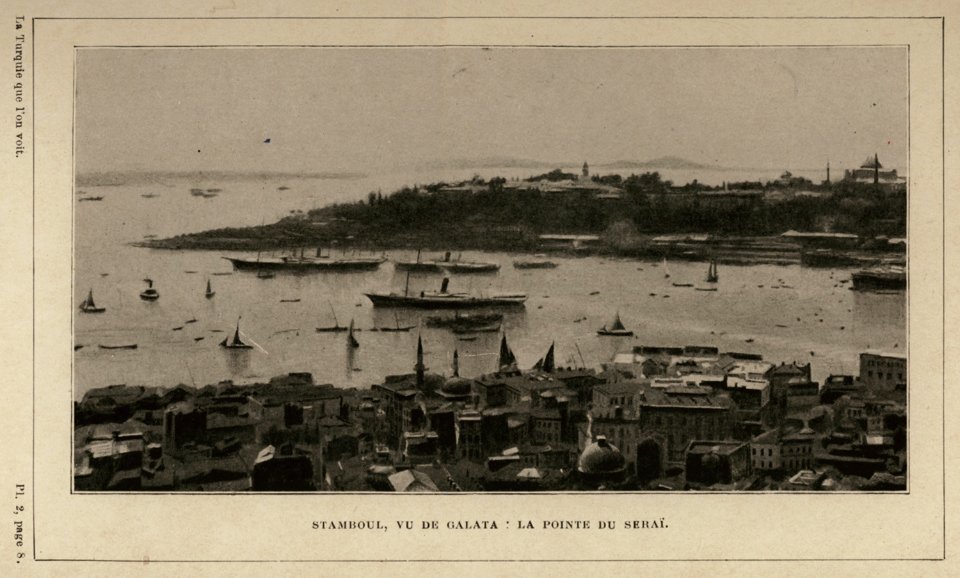 Stamboul, vu de Galata- La pointe du Seraï - Launay Louis De - 1913