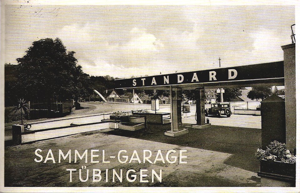 Standard-Tankstelle Tübingen (AK Frankh 1935 TPk159)