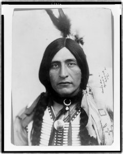 Standing Bear, head-and-shoulders portrait, facing front LCCN97515227