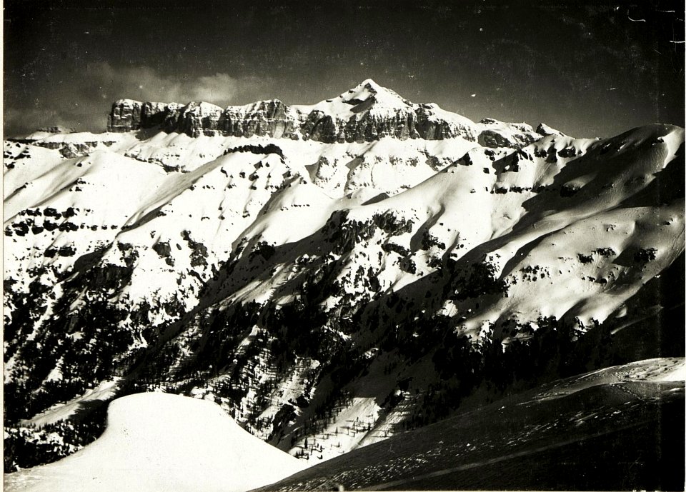 Standpunkt 3200 Marmolata Südwand, Monte .Capello, Belvedere, Sellagruppe. (BildID 15419100)