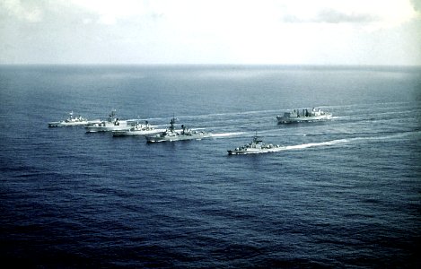 Standing Naval Force Atlantic underway in the Gulf of Mexico on 1 September 1982 (6353828) photo