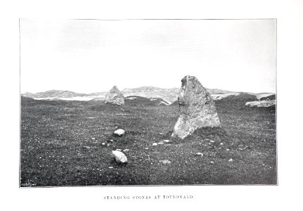 Standing stones at Totronald Beveridge 1903