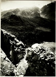 Standpunk,t Eigene Stellung auf Cima Valmaggiore, Paradisirücken. (BildID 15422492)