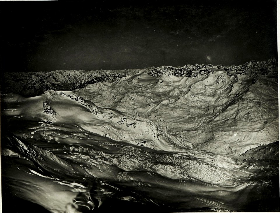 Standpunkt Cadini, Panorama von Giumella bis Palon della Mare.(3. Teilbild zu WK1 ALB017 04573a) (BildID 15426776)