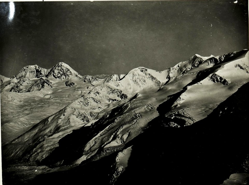 Standpunkt Cadini, Panorama von Giumella bis Palon della Mare.(5. Teilbild zu WK1 ALB017 04573a) (BildID 15426790)