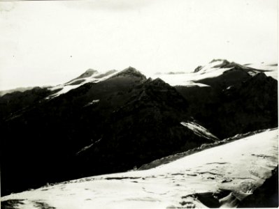 Standpunkt Cercen-Spitze, Panorama von Presanella bis Mandron (2. Teilbild zu WK1 ALB018 04589a) (BildID 15427361)