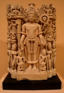 Standing Vishnu, Central India, 10th-11th century, sandstone - Worcester Art Museum - IMG 7569 photo