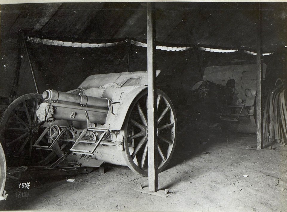 Standplatz von Skodahaubitzen am russischen Kriegsschauplatz (BildID 15687750)