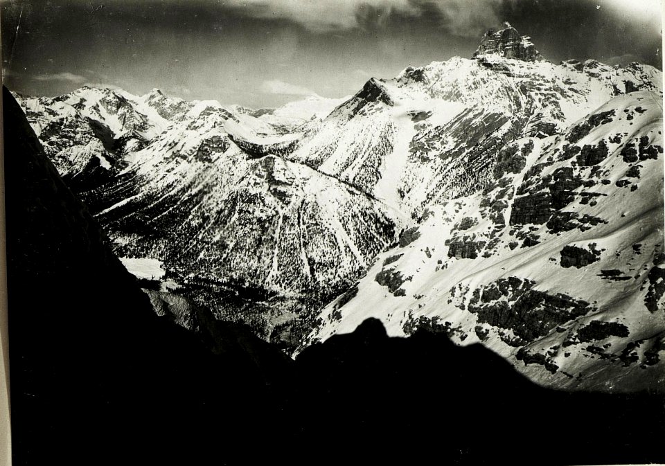 Standpunkt Forame, Blick gegen Hohe Gaisl, Monte Cadini. (BildID 15424169)