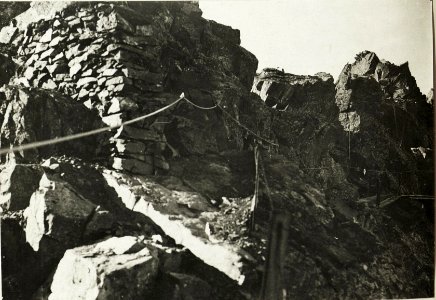 Standpunkt Cima di Ceremana, Weg zu den Feldwachen auf Cima di Ceremana. (BildID 15421900)