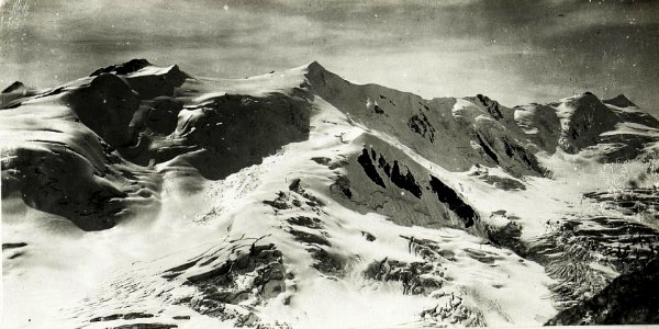 Standpunkt Fornogletscher, Blick gegen West mit Pizzo Tresero. (BildID 15425964)