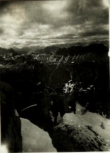 Standpunkt Feldwache am Scorluzzo, Vordergrund, Rote Kuppe, Forcola, Punta di Rims und Piz Umbrail.. (BildID 15425516)