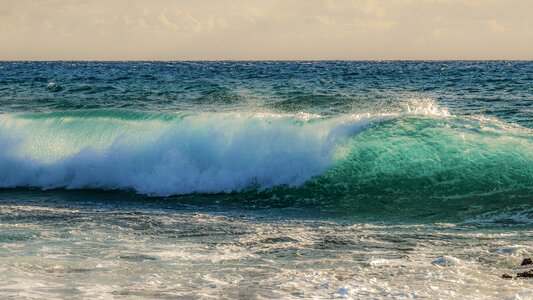 Autumn sea seascape photo