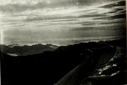 Standpunkt Monte Vioz, Blick gegen Ost, Sonnenaufgang. (BildID 15422842)