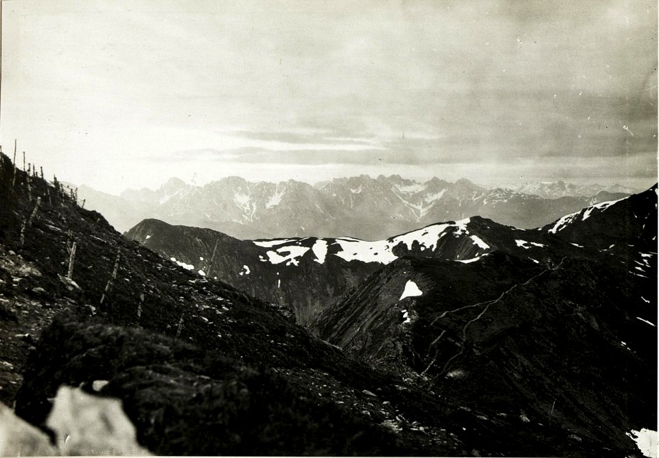 Standpunkt Karnischer Kamm.Hochspitz, Blick gegen Westen. (BildID 15421144)