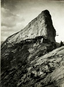 Standpunkt Marmolata, Baracken auf Col de Bous. (BildID 15427872)