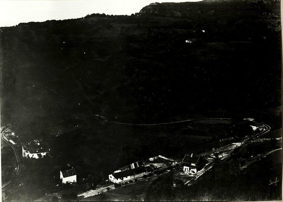 Standpunkt Kalditsch, Fleismtalbanhbau, Blick auf die Herzform-Trasse bei Kalditsch. (BildID 15429174)