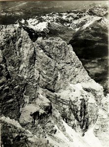 Standpunkt Rotwandspitze, Panorama von Kreuzbergsattel bis Demuet. (1.Teilbild = WK1 ALB15 04036a).) (BildID 15420073)