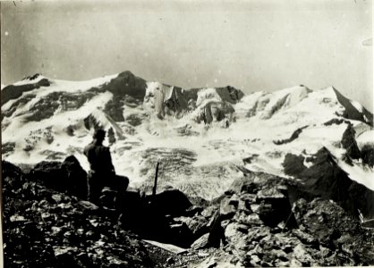 Standpunkt Palonstützpunkt, Blick gegen Punta San Matteo Pizzo Tresero. (BildID 15422940)