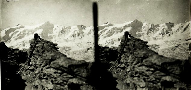 Standpunkt Palon-Stützpunkt, Feldwachenstellung mit Blick gegen Süden. (BildID 15426146)