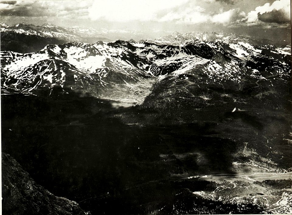 Standpunkt Rotwandspitze, Kreuzbergsattel. (BildID 15420143)