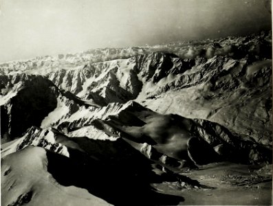 Standpunkt San .Mattéo, Panorama von Presanella bis Ortlergruppe. (3. Teilbild zu WK1 ALB017 04581a) (BildID 15426944)
