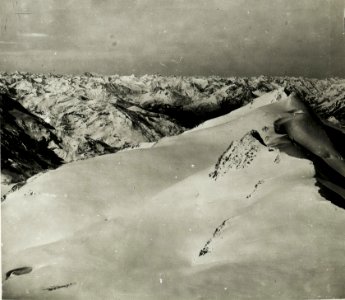Standpunkt San .Mattéo, Panorama von Presanella bis Ortlergruppe. (5. Teilbild zu WK1 ALB017 04581a) (BildID 15426958)