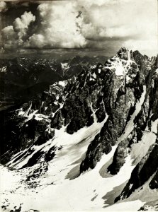 Standpunkt Rotwandspitze, Panorama von Kreuzbergsattel bis Demuet. Fortsetzung von Rotwand gegen Süden. (4.Teilbild zu WK1 ALB15 04036a).) (BildID 15420094)