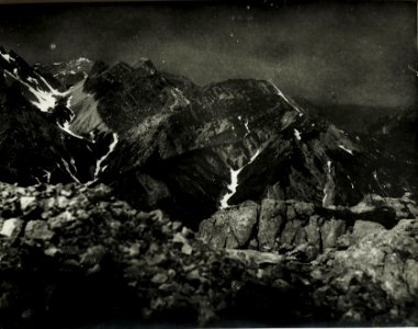 Standpunkt Schimkekopf, Panorama Tofana (3.Teilbild zu WK1 ALB018 046004a) Monte Cadini (BildID 15427585)