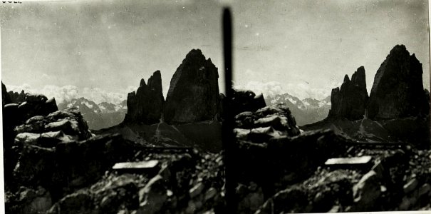 Standpunkt Toblingerknoten, Ausblick gegen Paternsattel und Zinnen. (BildID 15425859)