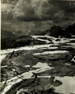 Standpunkt Toblingerknotenhang, Rundbild Zinnenplateau. (12. Teilbild zu WK1 ALB015 04061a.) (BildID 15420577)
