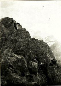 Standpunkt Rotwandspitzenstellung, von Unterständen auf Polar bis Monte Cristallo. (BildID 15419142)