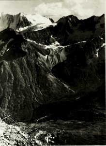 Standpunkt Tonalespitz, Blick gegen Presanella, Monte Cercen, Tonalepass mit eigenen Stellungen. (BildID 15425705)