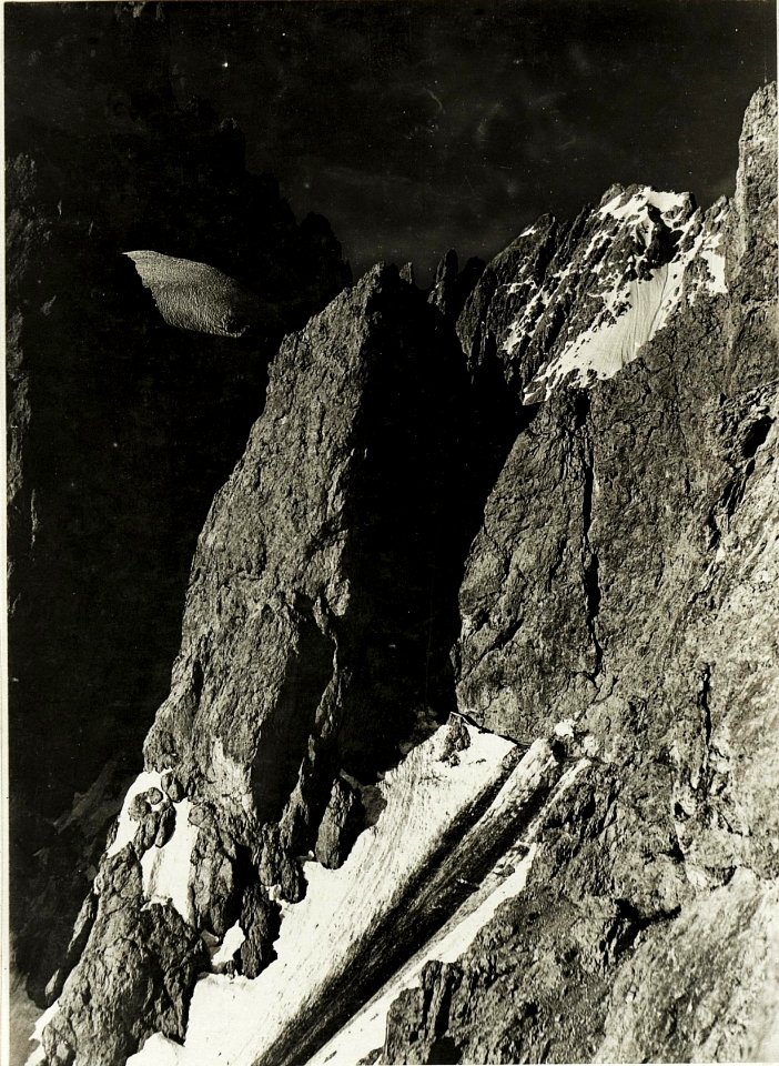 Standpunkt Wurzbachstellung, Rotwandspitze, Vorgeschobene Stellung mit Leiteraufstieg. (BildID 15418840)