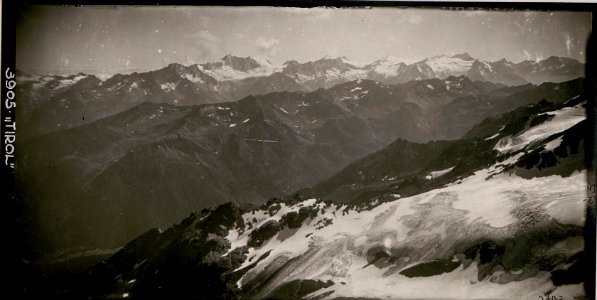 Standpunkt, Fahrt auf Monte Vioz, Blick gegen Adamellogruppe (BildID 15733090)