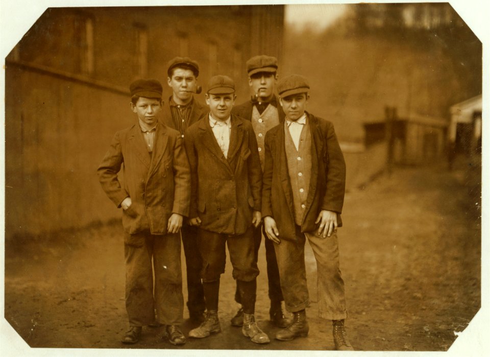 Stanislaus Matthew, 30 Cabot St., (left hand boy). Warren Butman, Nonotuck St. Has worked in spinning room since Monday. LOC nclc.02431