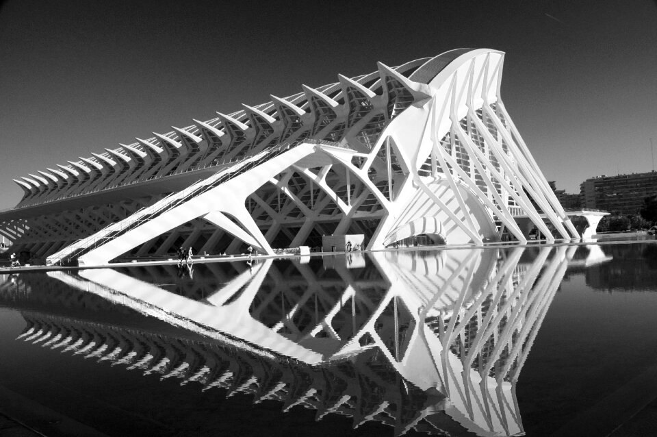 Valencia museum black white