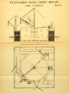 Stannard Rock Light cross-section and floor plan ppmsca.09356