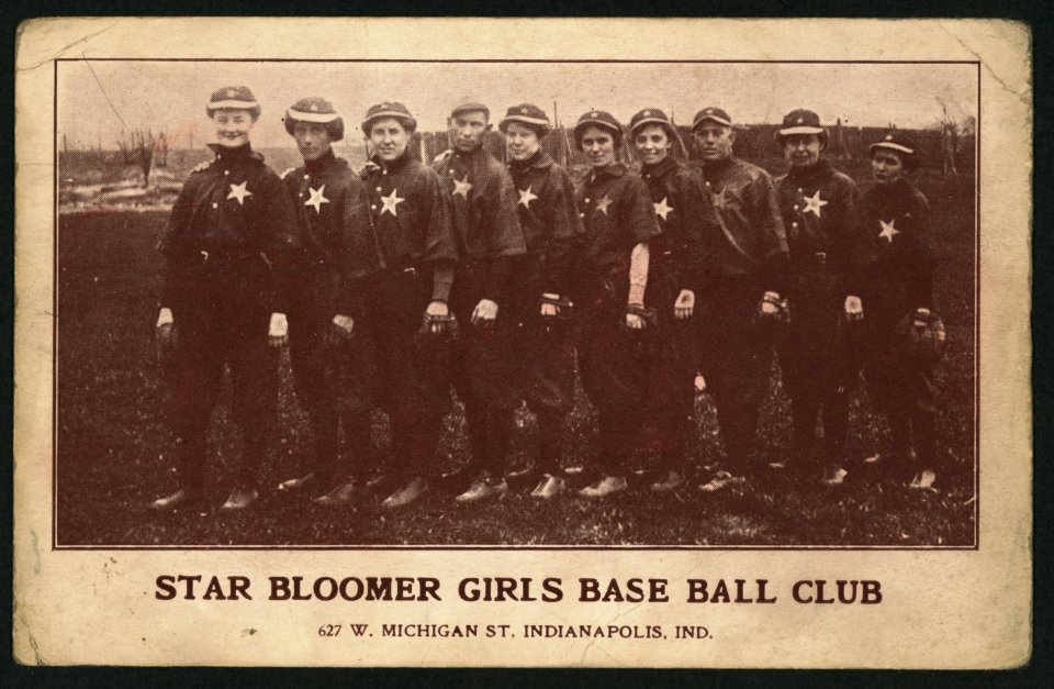 Star bloomer girls base ball club, 627 W. Michigan St. Indianapolis, Ind. LCCN2008677284