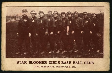 Star bloomer girls base ball club, 627 W. Michigan St. Indianapolis, Ind. LCCN2008677284